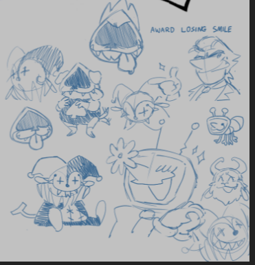 Magma doodles! 
Got a bit carried away with the Jevils lmao

#deltarune
