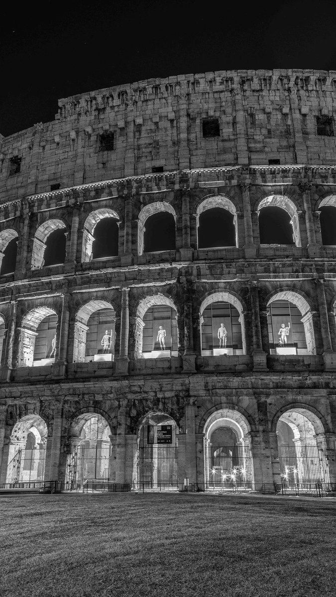 Rome’s Colosseum – history frozen in black &amp; white. 🏛️ #City #Cityscape