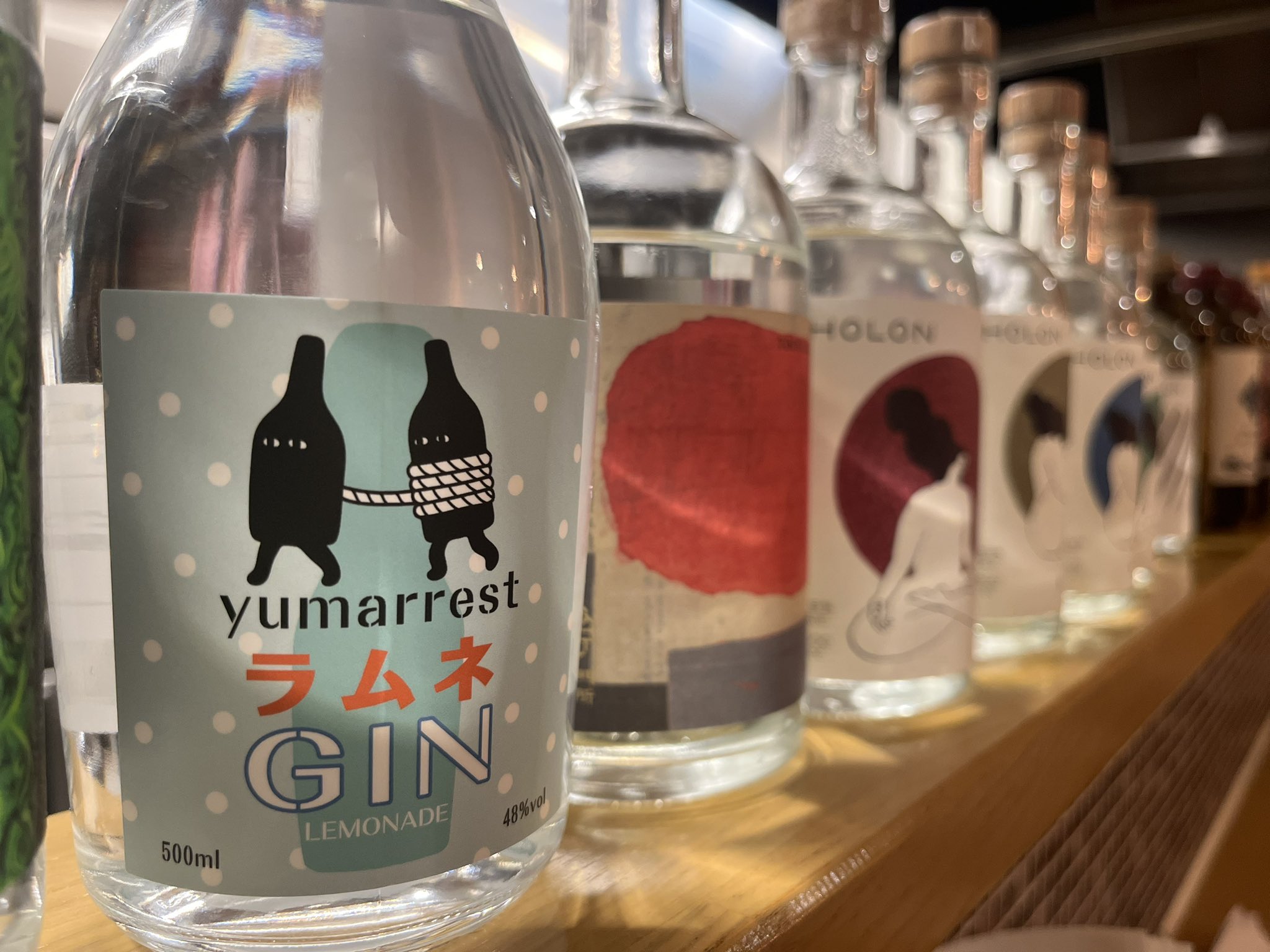 yumarrrest ラムネジン ラムネGIN　500ml　ラムネ味 ヤマレスト ラムネジン 48% 500ml 商品詳細｜蔵元直送の地酒専門