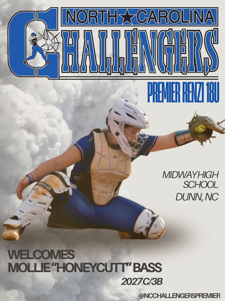 NC Challengers Premier Renzi 18U (@ncchallengers) on Twitter photo Welcome to our team <a href="/Molliebass08/">Mollie *Honeycutt* Bass</a>. Excited to welcome you to our family for Fall 2025 and beyond! Welcome to our team <a href="/Molliebass08/">Mollie *Honeycutt* Bass</a>. Excited to welcome you to our family for Fall 2025 and beyond!