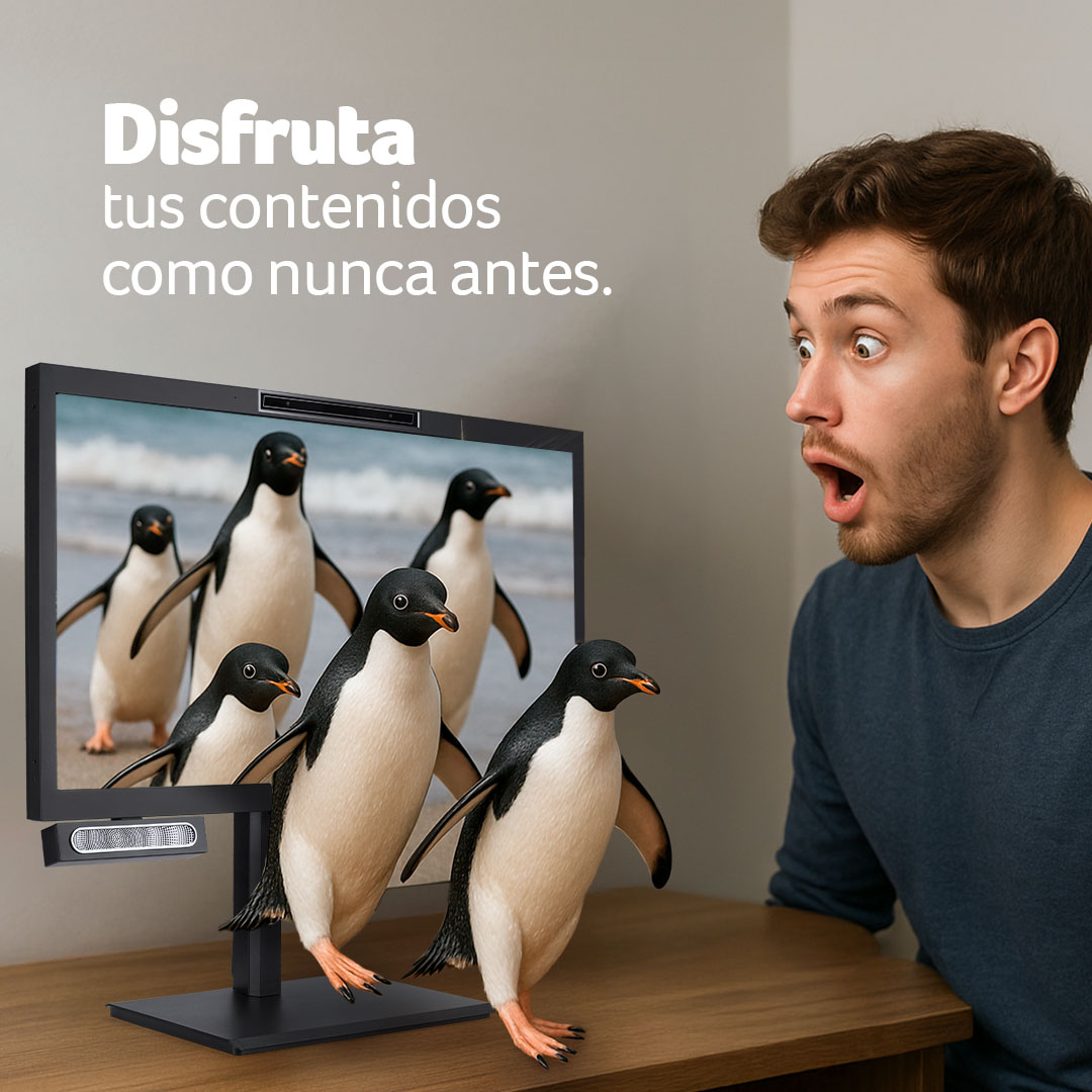 ✨ Parece sacado del futuro y efectivamente… El Acer SpatialLabs View Pro 27 es el monitor del futuro 🖥️🚀 porque proyecta imágenes en 3D sin necesidad de usar lentes. 👀🔍
...
No, no es para nada como la tecnología del 3Ds 😆🙌