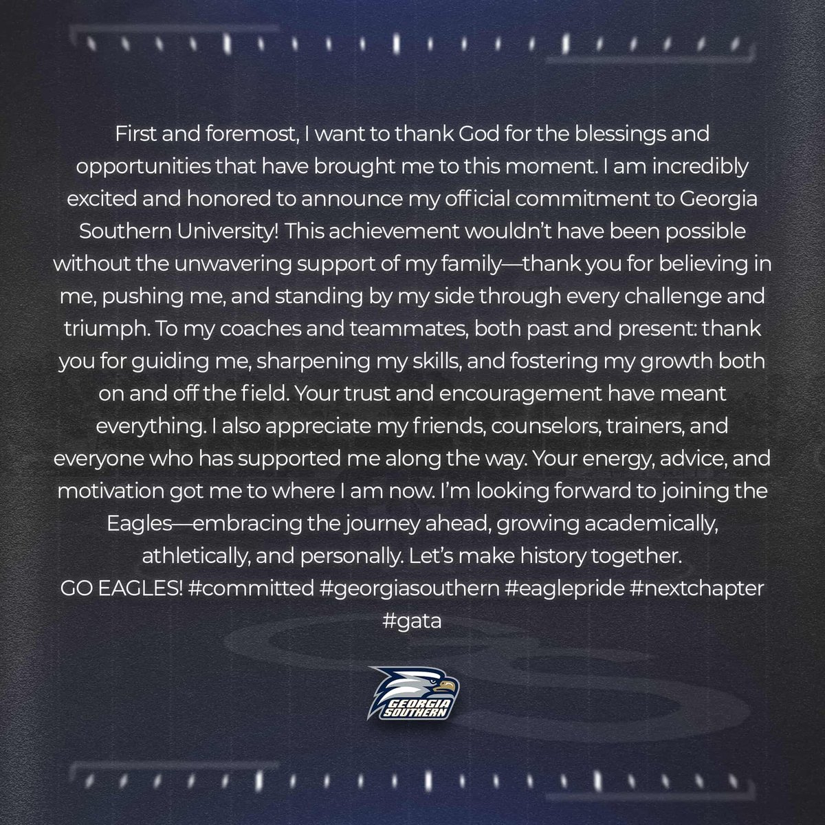 beck2_jack's tweet image. Extremely grateful to say I’m living out my dream of playing D1 baseball. I want to thank my parents for everything they’ve done for me—love y’all! GO EAGLES!