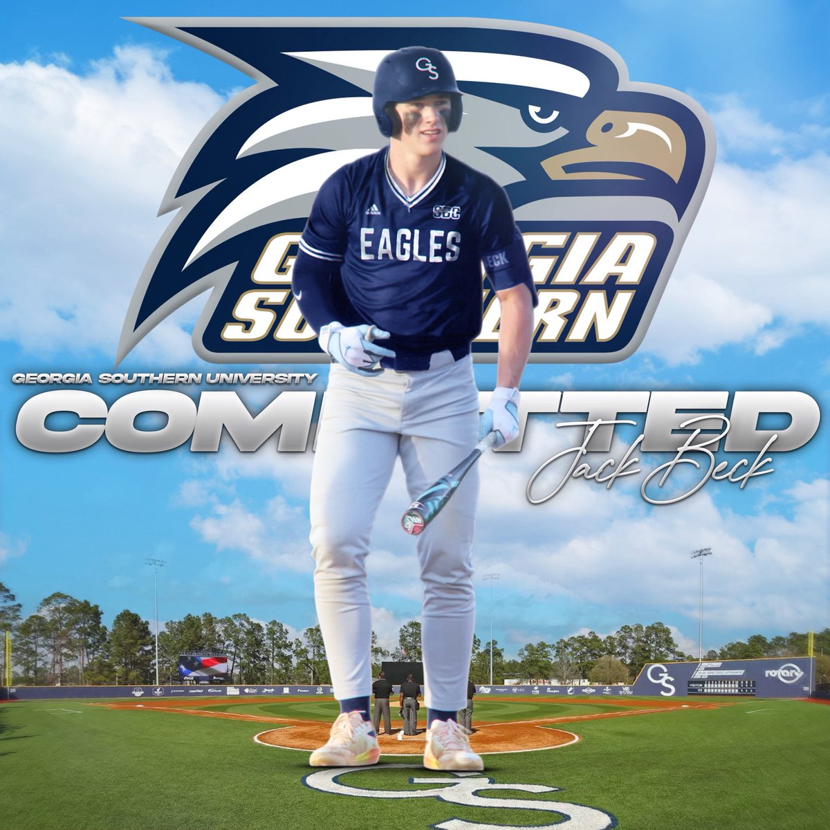 beck2_jack's tweet image. Extremely grateful to say I’m living out my dream of playing D1 baseball. I want to thank my parents for everything they’ve done for me—love y’all! GO EAGLES!