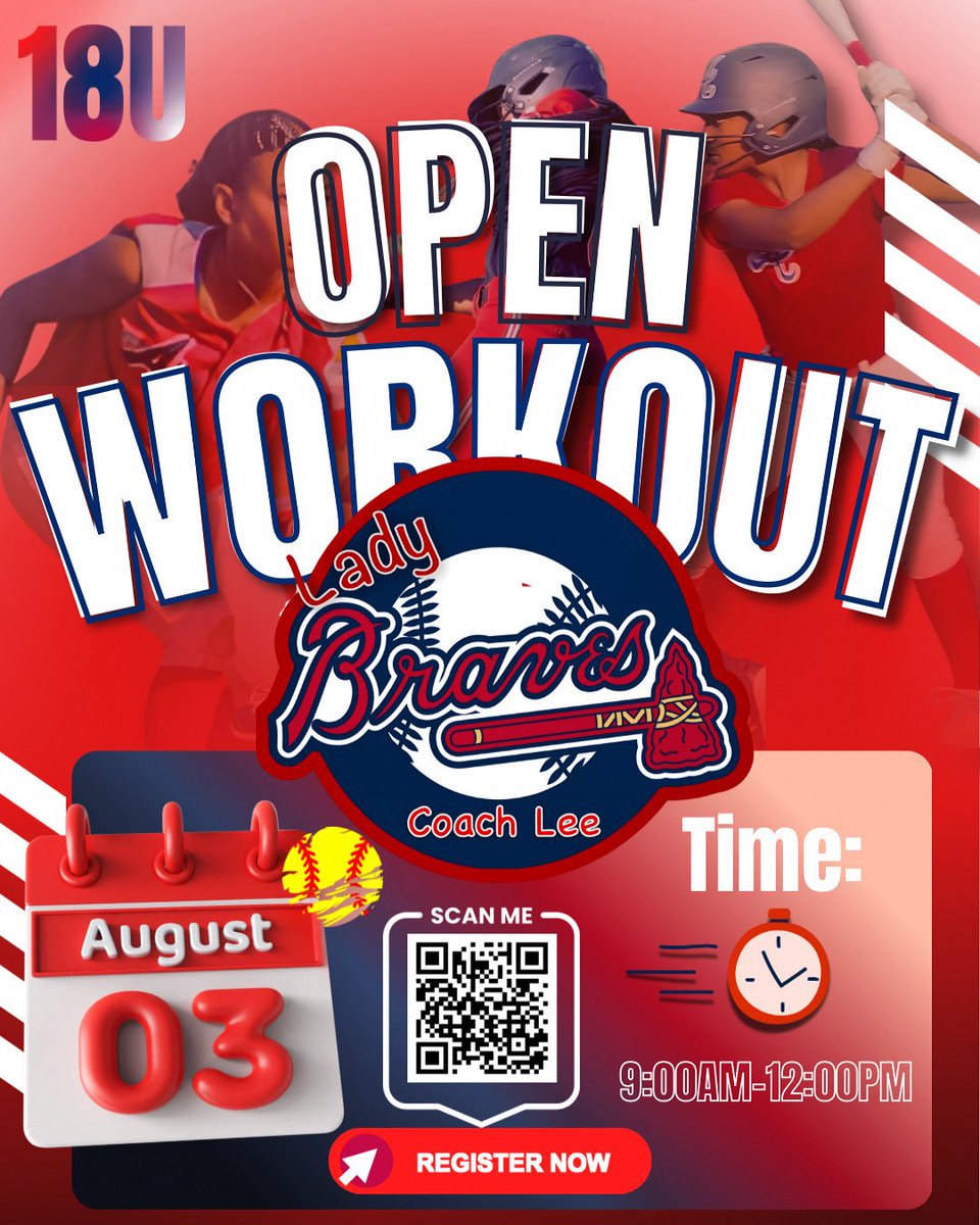 Atlanta Lady Braves 18u-Lee (@ladybraveslee) on Twitter photo Looking for high level 2026/2027s to join our team. Scan the QR code or click forms.gle/qUfpsZ3P2T8qRe… <a href="/SoftballDown/">Down South Softball</a> <a href="/RecruitGeorgia/">Recruit Georgia</a> <a href="/GDPsports/">Gwinnett Daily Post</a> <a href="/commit2HBCU/">SHOWCASE HBCU</a> Looking for high level 2026/2027s to join our team. Scan the QR code or click forms.gle/qUfpsZ3P2T8qRe… <a href="/SoftballDown/">Down South Softball</a> <a href="/RecruitGeorgia/">Recruit Georgia</a> <a href="/GDPsports/">Gwinnett Daily Post</a> <a href="/commit2HBCU/">SHOWCASE HBCU</a>