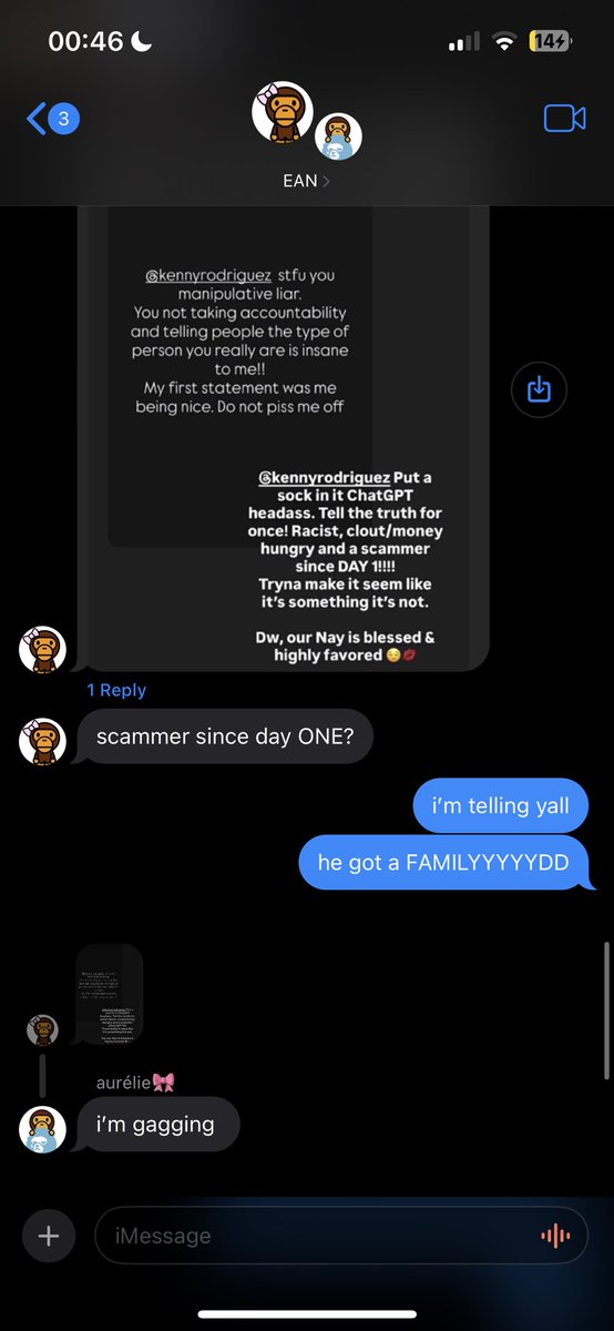 we ONNAT with you kenny when we find you you WILL be dealt with