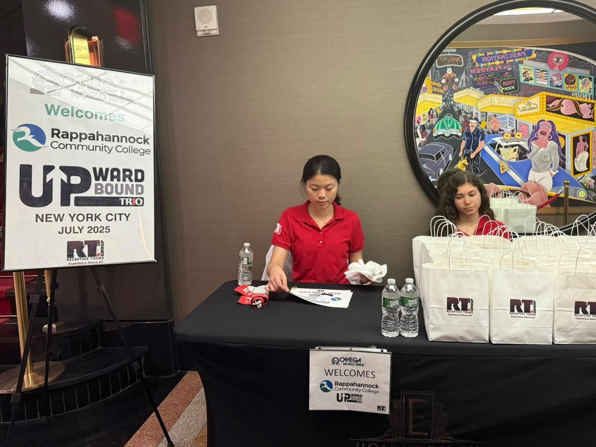 It is our pleasure to partner once again with Omega World Travel and Rappahannock Community College’s Upward Bound Program! The students and faculty have arrived in Times Square, grabbed their lunches and are off for a guided visit to Harlem via Columbia University.