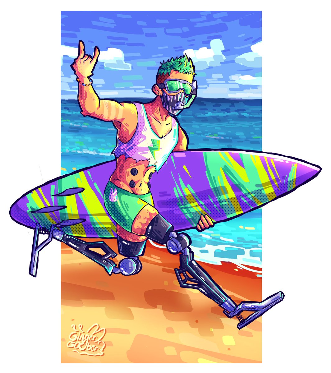 GingerGoober's tweet image. Going for a swim eh? Here is my contribution for the zine!!!

Lots of goodies by lots of talents to check out in here so please do!!!!

#ApexSwimSuitEdition #ApexLegends