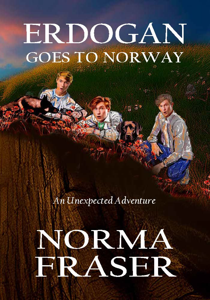 ERDOGAN GOES TO NORWAY - AN UNEXPECTED ADVENTURE by NORMA FRASER! FREE DOWNLOAD for a limited time, just in time for summer reading.
Embark on an unforgettable journey. Join Erdogan, an intrepid 18-year-old pilot, and his extraordinary black Labrador, Blacky, as they soar from