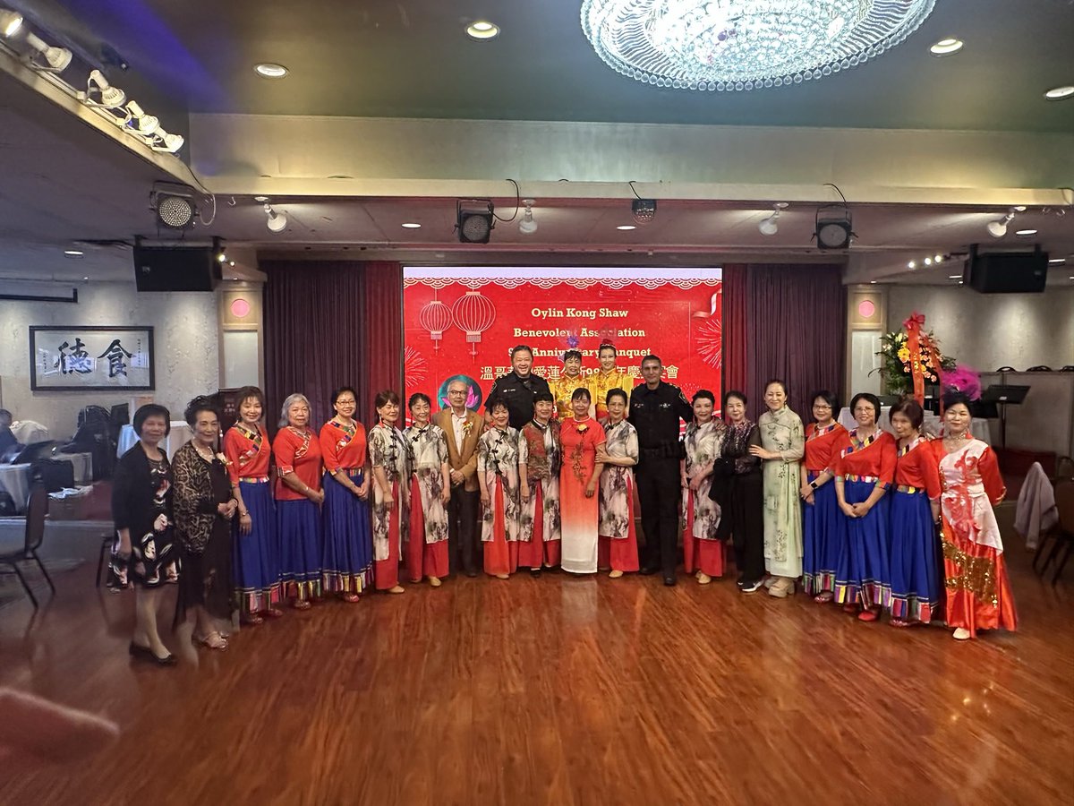 It was an honor for <a href="/DeputyChow/">Howard Chow</a> &amp; I to join the Oylin Kong Shaw Benevolent Association in celebrating their remarkable 98th anniversary. The event was a vibrant testament to the organization’s enduring legacy of #community service, #cultural preservation, &amp; #unity. <a href="/VancouverPD/">Vancouver Police</a>