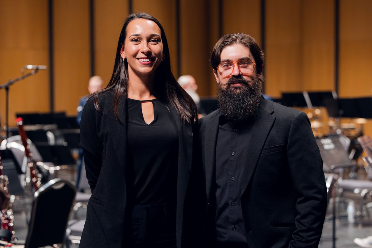 LockhartISD's tweet image. We are proud to celebrate two remarkably talented Lockhart ISD band directors who recently performed with the United States Air Force Band of the West at the prestigious Texas Bandmasters Association Convention in San Antonio!
Mr. Jared Autrey  &amp;amp; Ms. Elaina Walzel were invited to…