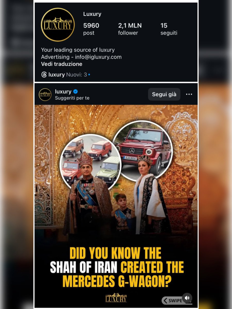 خودت نیستی ولی بعد ۵۰ سال هنوز به ایران اعتبار میدی 
#زنده_و_جاوید_باد_سلسله_پهلوی