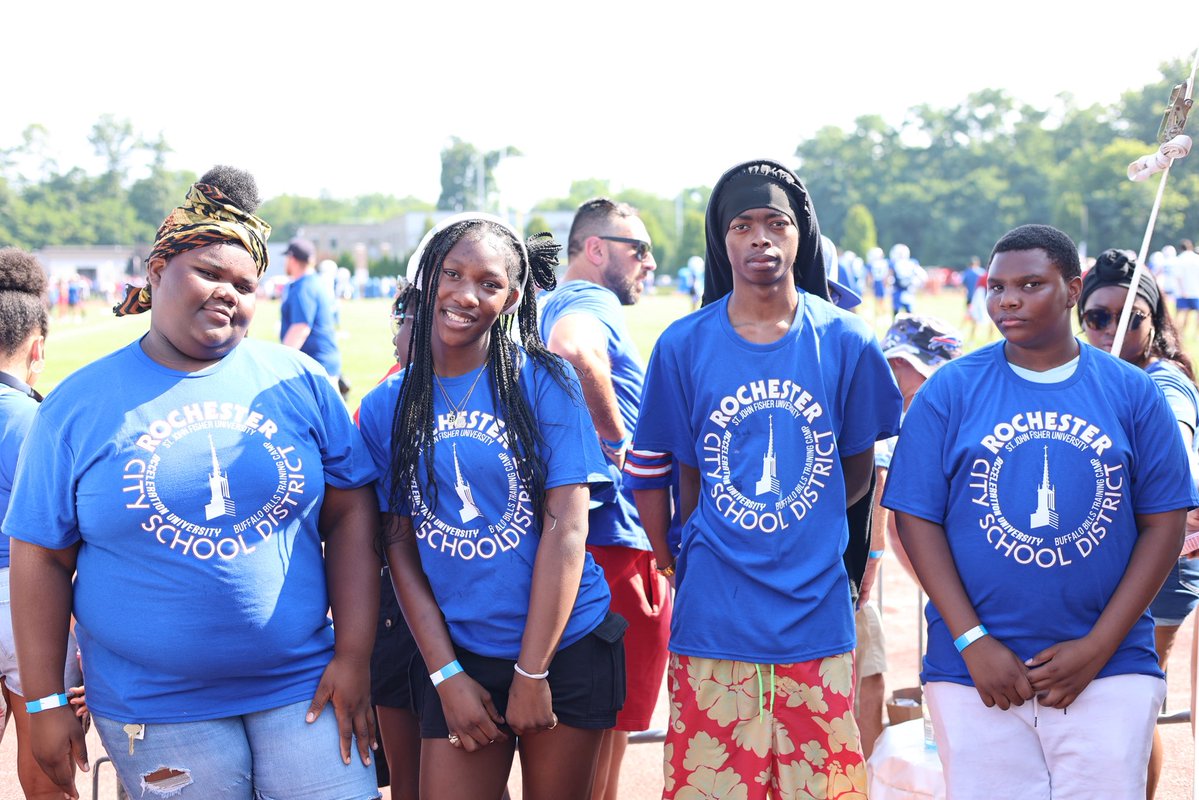 Rochester City School District (@rcsdnys) on Twitter photo We stopped by Acceleration University, hosted at <a href="/FisherNews/">St. John Fisher University</a>, early this morning. Today, our students were headed to the <a href="/BuffaloBills/">Buffalo Bills</a> training camp; however, before they left, it was time to dive into algebra, urban poetry, history, and sculpture. #ONERCSD We stopped by Acceleration University, hosted at <a href="/FisherNews/">St. John Fisher University</a>, early this morning. Today, our students were headed to the <a href="/BuffaloBills/">Buffalo Bills</a> training camp; however, before they left, it was time to dive into algebra, urban poetry, history, and sculpture. #ONERCSD