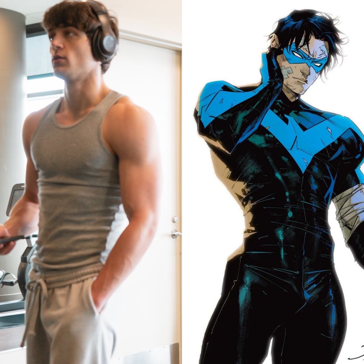 Kay (@kr1shnaaustin) on Twitter photo Brandon Sklenar as Batman and Asher angel as Nightwing <a href="/JamesGunn/">James Gunn</a> the vision is clear Brandon Sklenar as Batman and Asher angel as Nightwing <a href="/JamesGunn/">James Gunn</a> the vision is clear