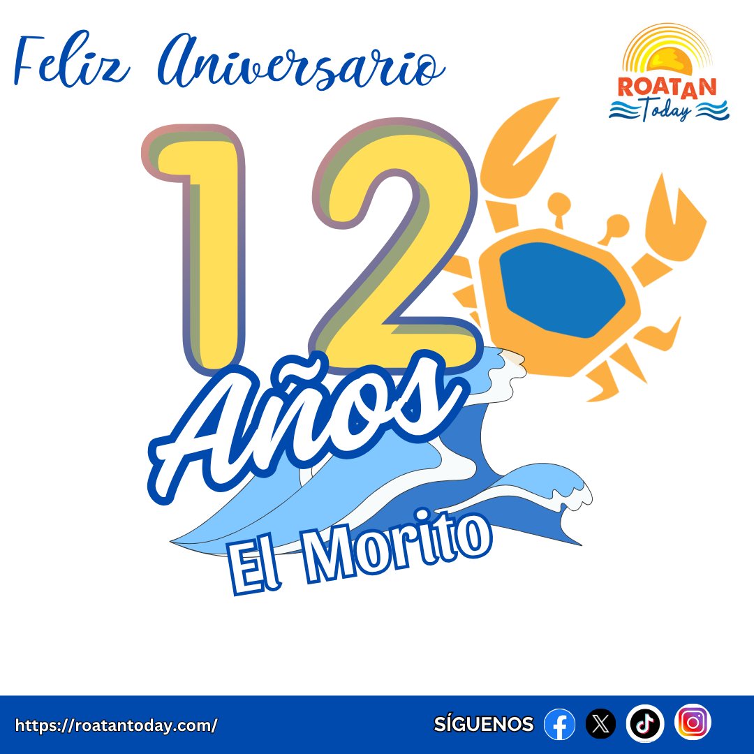 roatantoday's tweet photo. 🎉✨ ¡Felicidades Restaurante @El_Morito_Tgu! ✨🎉
Hoy celebramos con orgullo 12 años de sabor, tradición y excelencia gastronómica. Gracias por conquistar nuestros paladares y corazones con cada platillo servido, por el compromiso con la calidad. https://t.co/gM13Qm7v9n