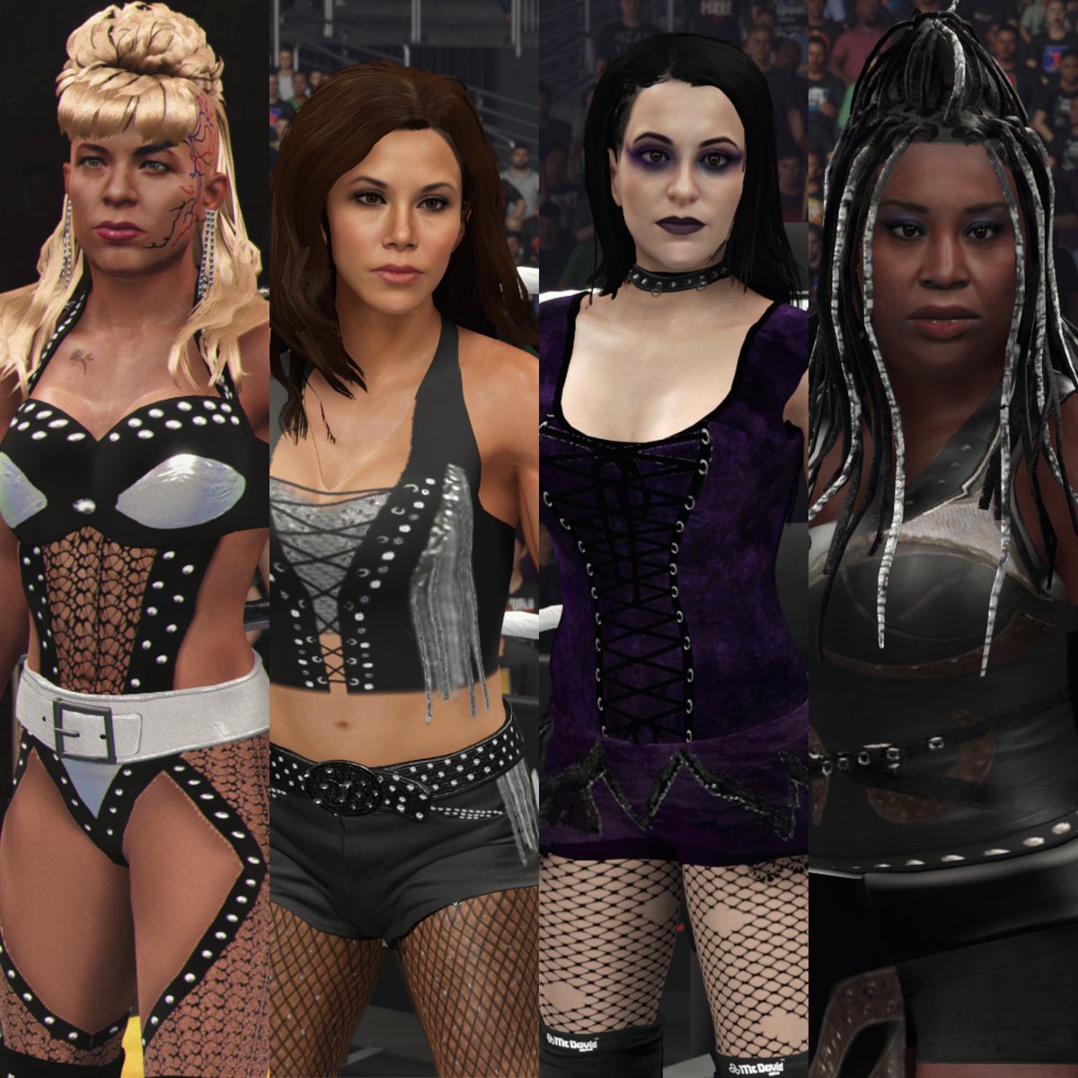 These 4 CAWs are my favorites of mine from WWE 2K25.
I didn't create nearly as much as last year but everything that I did upload, I took my time with.
It's a shame this game was DOA (as far as CAS is concerned, anyway)