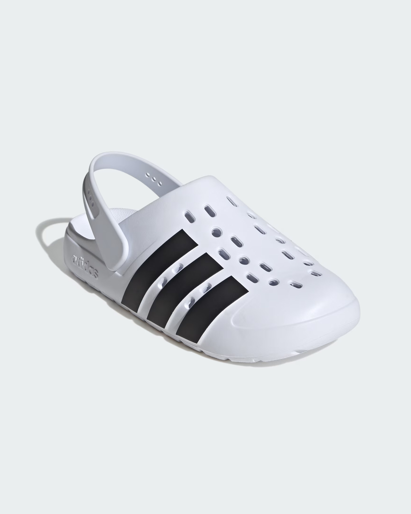 サンダル・ミュール ADIDAS ADILETTE CLOG 2.0 5FT2022 adidas Adilette Clog 2.0 in Black and White | eBay