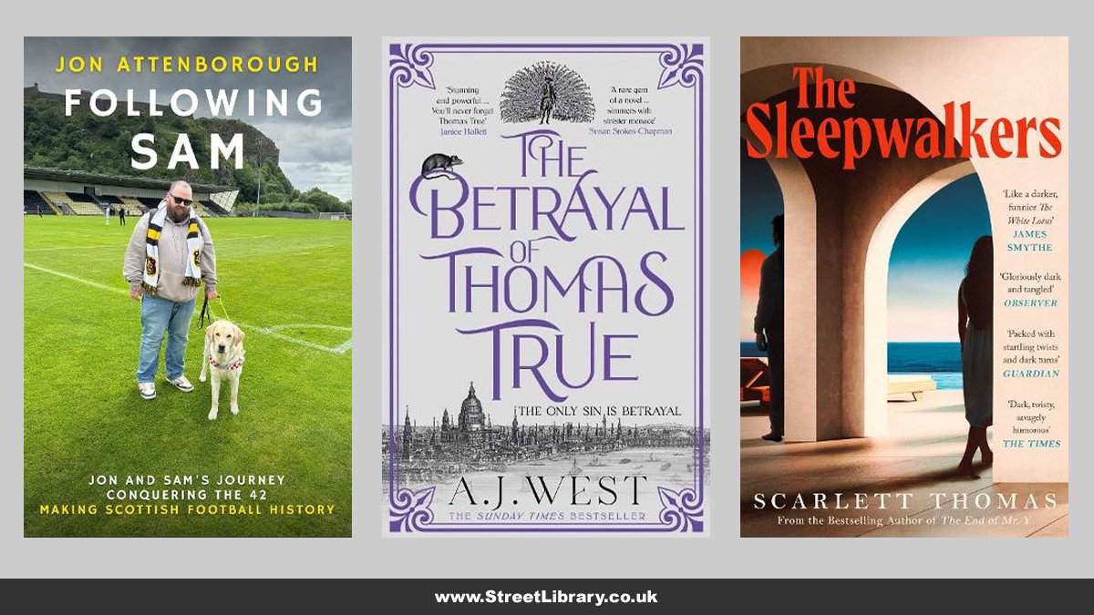 ataxia.scot (@ataxiascot) on Twitter photo WIN #FollowingSam #TheBetrayalOfThomasTrue #TheSleepwalkers
✅ Follow <a href="/JonAttenborough/">Jon Attenborough</a> <a href="/AJWestAuthor/">AJ West #AlwaysTogether</a> <a href="/scarthomas/">Scarlett Thomas</a>
✅ RT
✅ Tag fave charity in reply
Ends 5 Aug. UK only.
The #StreetLibrary is sponsored by <a href="/dotscotregistry/">dotScot Registry</a> 💚
StreetLibrary.co.uk WIN #FollowingSam #TheBetrayalOfThomasTrue #TheSleepwalkers
✅ Follow <a href="/JonAttenborough/">Jon Attenborough</a> <a href="/AJWestAuthor/">AJ West #AlwaysTogether</a> <a href="/scarthomas/">Scarlett Thomas</a>
✅ RT
✅ Tag fave charity in reply
Ends 5 Aug. UK only.
The #StreetLibrary is sponsored by <a href="/dotscotregistry/">dotScot Registry</a> 💚
StreetLibrary.co.uk