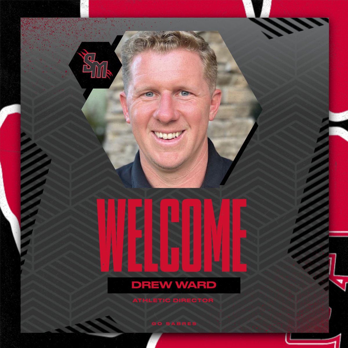 Sabre Nation, give a warm welcome to our new Athletic Director, Drew Ward! Coach Ward comes to us from Ballantyne Ridge where he was the Head Cross Country, Head Track &amp; Field Coach, Assistant AD, and Sports Marketing Teacher. Coach Ward has also coached for 10 years.