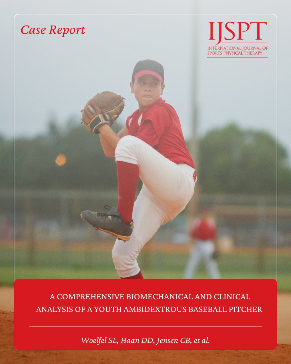 IJSPT's tweet photo. ⚾️ An ambidextrous pitcher is rare—and a biomechanical puzzle 🧩
This case tracks a youth athlete throwing with both arms, revealing how each develops differently over time.
👀 https://t.co/aLGIRujzVU
#BaseballResearch #YouthAthletes #Biomechanics #IJSPT https://t.co/O4DuXfUwst