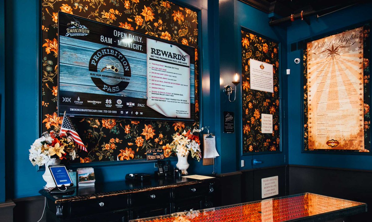Maximize your retail ops in the bustling Cannabis industry. Streamline operations while maintaining your brand aesthetic with our screen solutions. Connect with us today at 720.340.3451 #CannabisTech #retail #saas