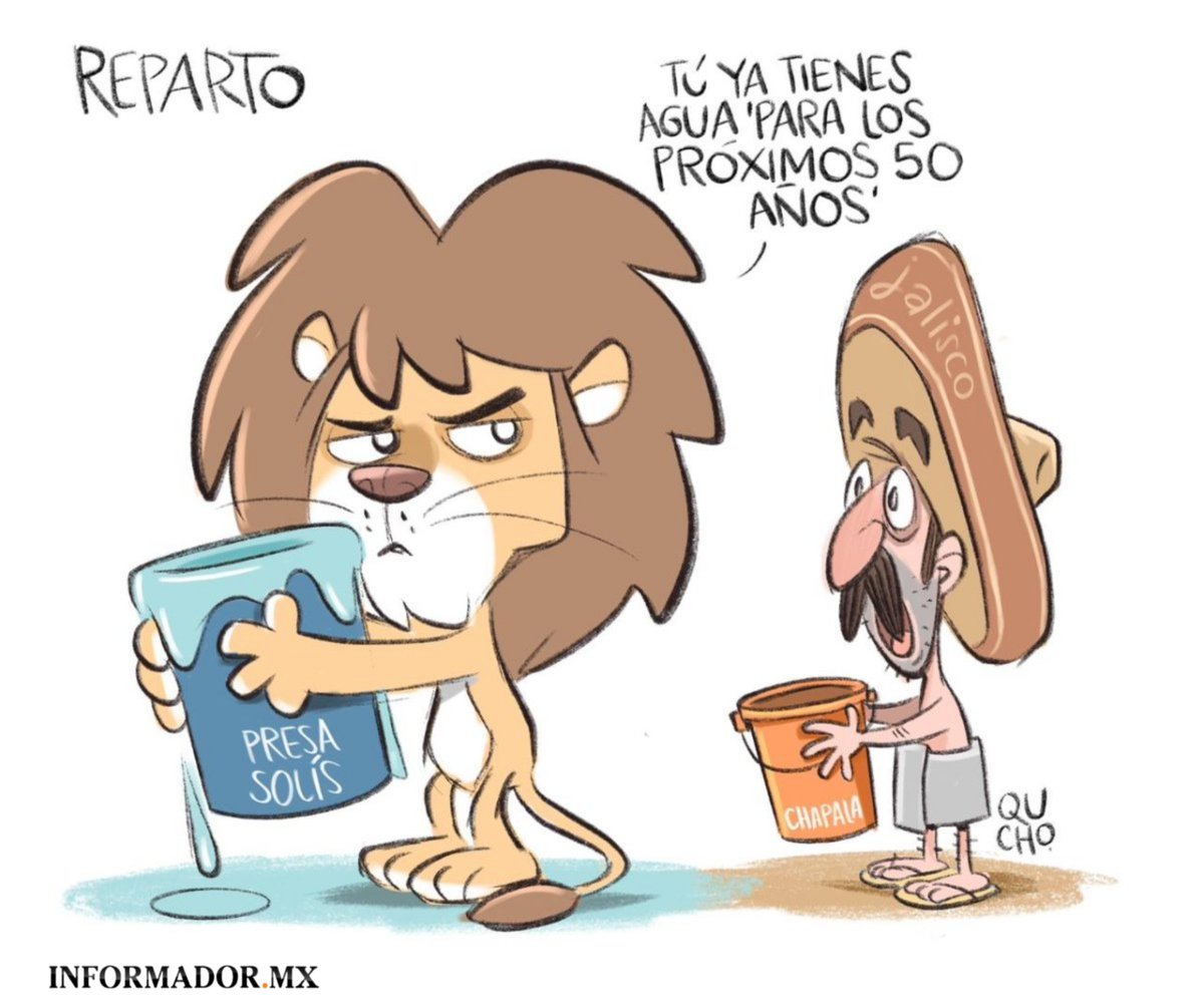 "Reparto agua"... Un #cartón de @Qucho ¿Qué opinas? Ve más #cartones en este link👉 ow.ly/TEK850VboQR