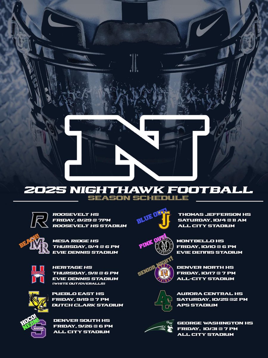 Cash Lacy (@cashlacy28) on Twitter photo The <a href="/NightHawkFamily/">NightHawks_Football</a> schedule is out please make a short drive to see us this year (all home games are at Evie Dennis or All City Stadium
<a href="/SchoolDenver/">Northfield High School Denver</a> The <a href="/NightHawkFamily/">NightHawks_Football</a> schedule is out please make a short drive to see us this year (all home games are at Evie Dennis or All City Stadium
<a href="/SchoolDenver/">Northfield High School Denver</a>
