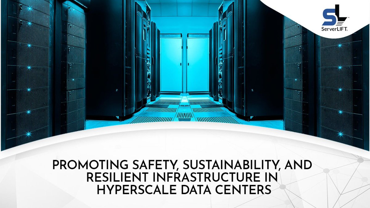 ServerLIFT's tweet image. Learn how hyperscale data center operators are prioritizing safety, sustainability, and resilience—and how smaller data centers can do the same.  

bit.ly/45aq8Pl 

#HyperscaleDataCenterSafety #DataCenterSafetyInfrastructure #DCSafety