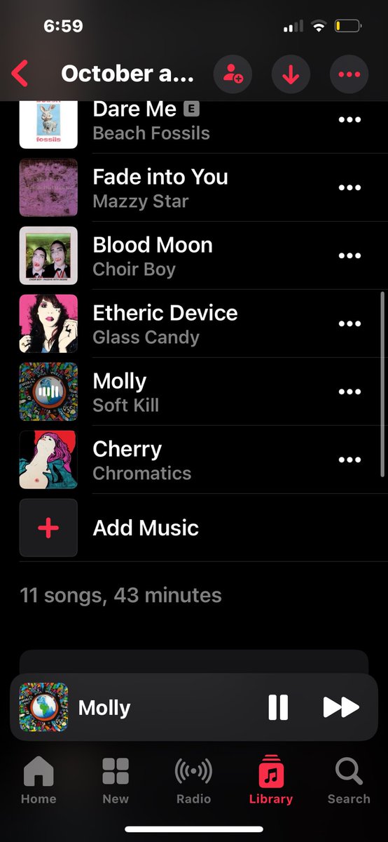 colorguts's tweet image. Just noticed these two playlists from fall 2023 are the exact same length of time