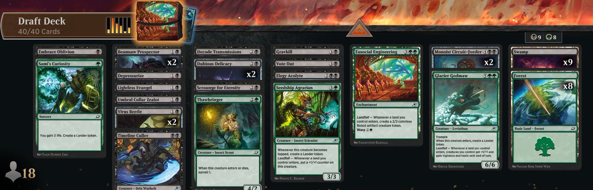 My 2nd draft and first 7-0. Landers as sac/void enablers is unfair.