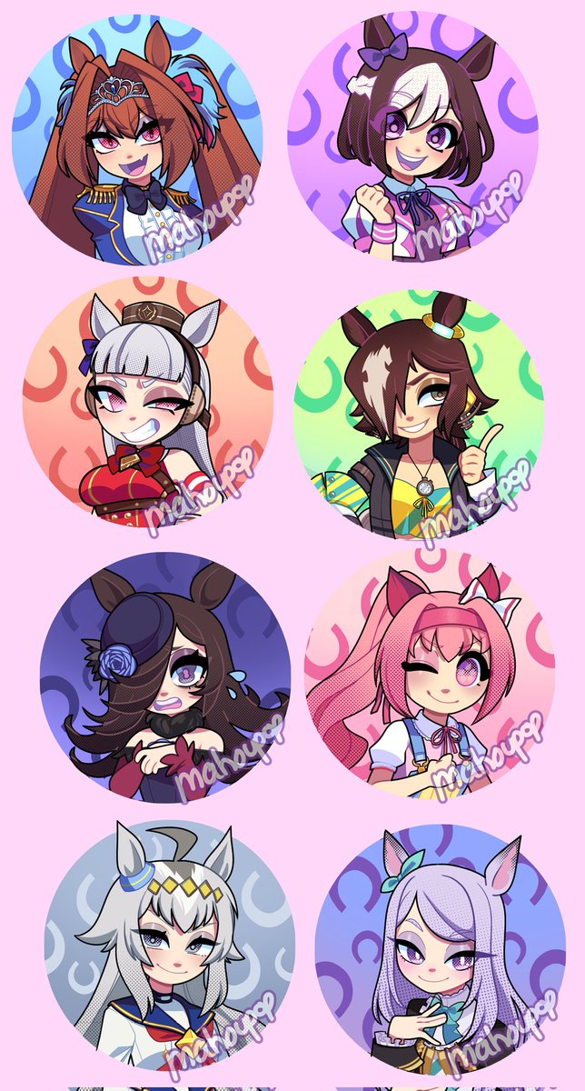 Honse buttons for Otakuthooonnn. If I have time..I may consider more honses