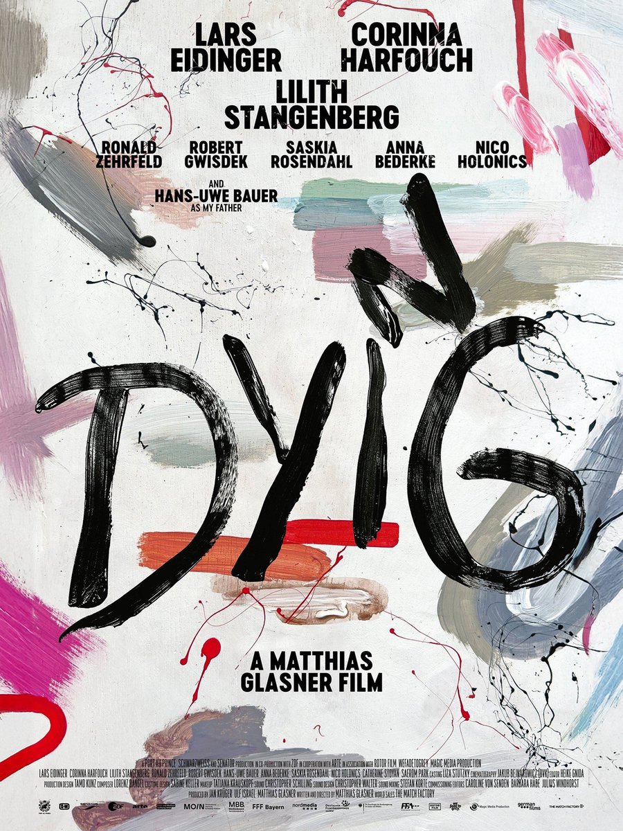 Today’s Relaxed Screening was ‘Dying’. Matthias Glasner’s black comedy has an interesting plot and ‘Rashomon’-style editing. The performances were very good by the cast, but I felt that it went on longer than it should have. The cinematography was good. 7/10 #DyingMovie