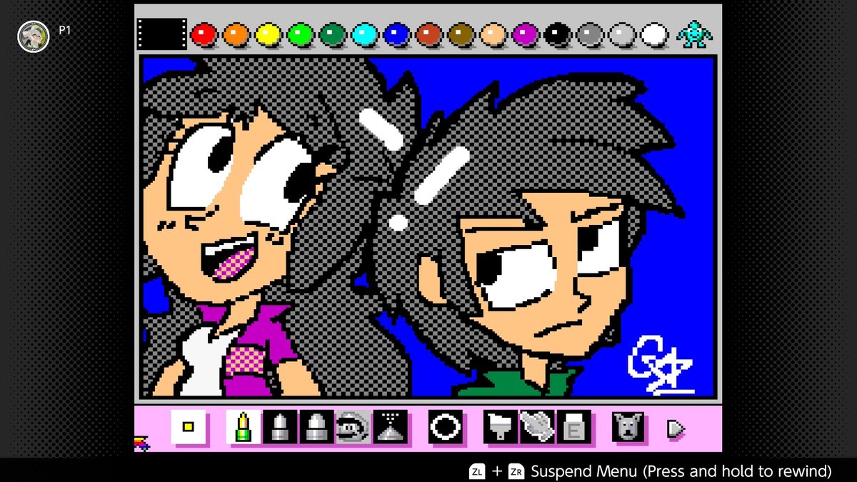 Who's been drawing twins