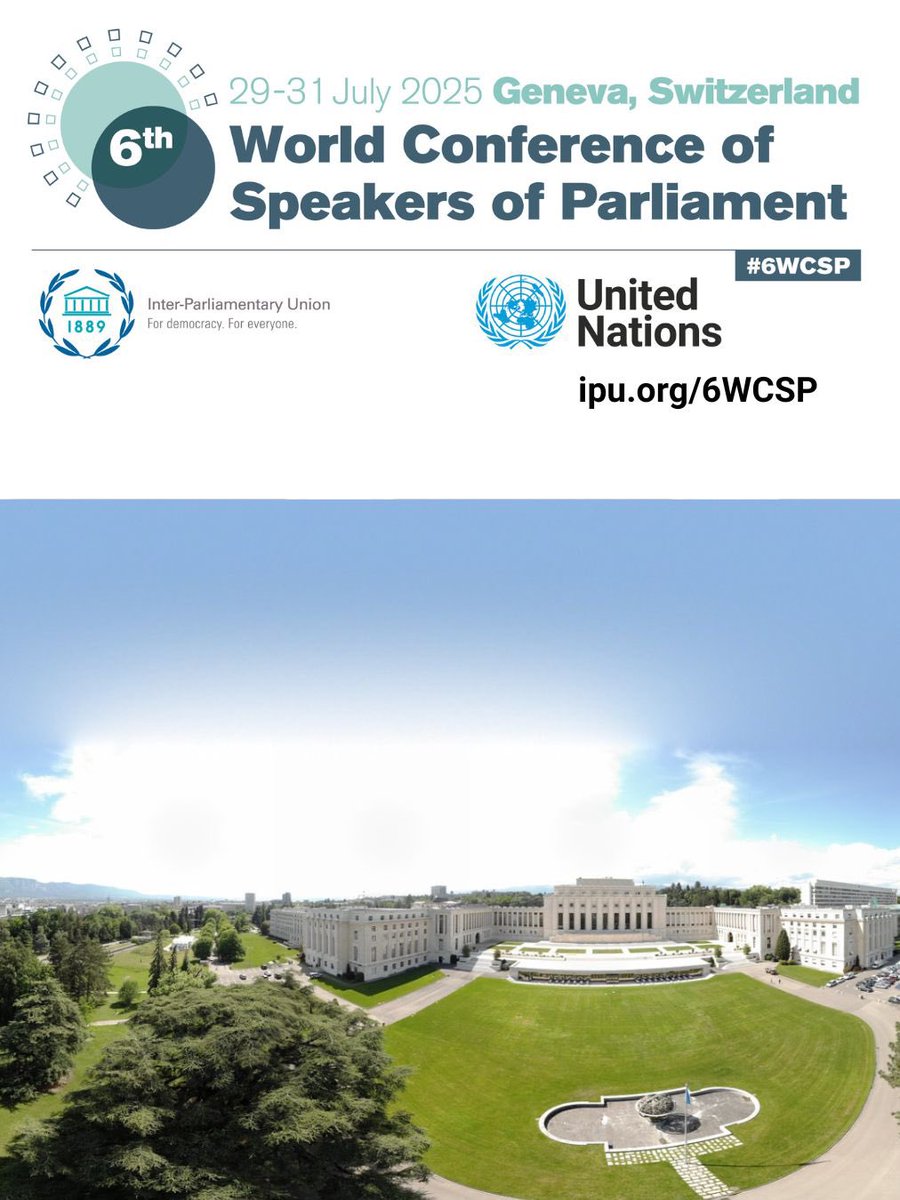 En el marco de la Sexta Conferencia Mundial de Presidentes de Parlamento de la Unión Internacional Parlamentaria #UIP, participamos de la Reunión de Alto Nivel titulada "Respeto a la Carta de las Naciones Unidas y el Derecho Internacional para Garantizar la Paz y la Seguridad