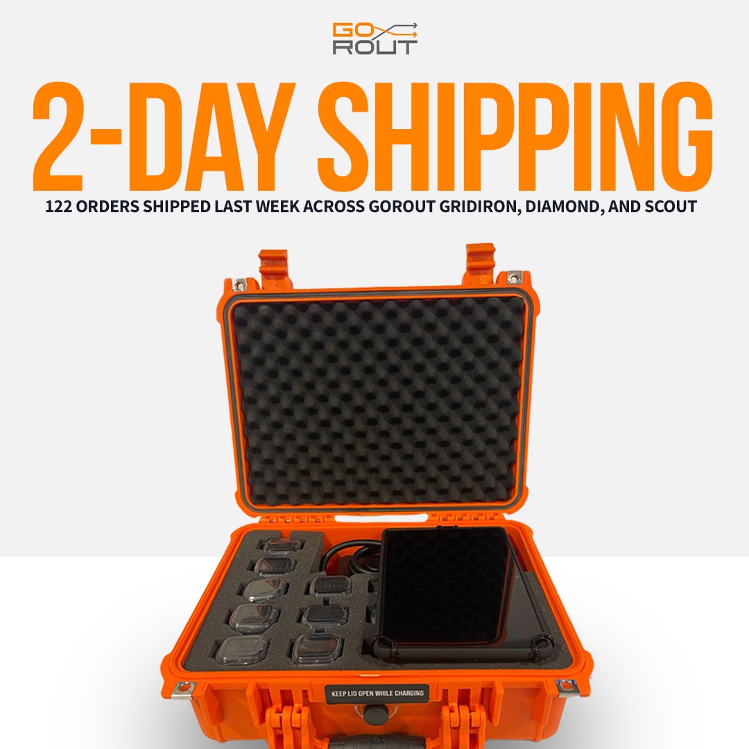 Over 120 orders and 1,600+ devices shipped last week ⚡📦

With inventory on hand, we can have your GoRout system on the way to your sideline or dugout within 48 hours of receiving your signed contract.

Upgrade your communication THIS WEEK 👇
gorout.com/get-a-quote