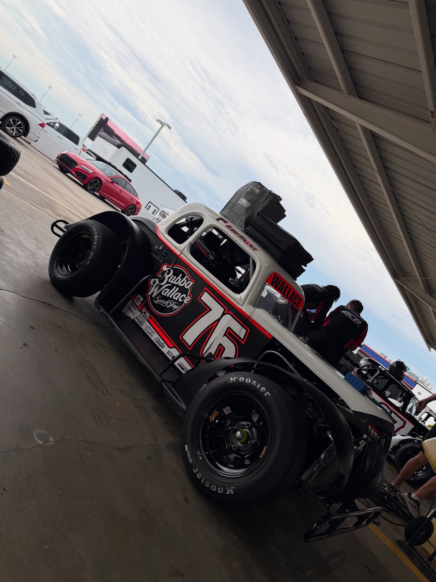 Special delivery of some new <a href="/alpinestars/">alpinestars</a> gear to <a href="/BubbaWallace/">Bubba Wallace</a> tonight after his brickyard win this weekend. 🧱 🏆🏁
