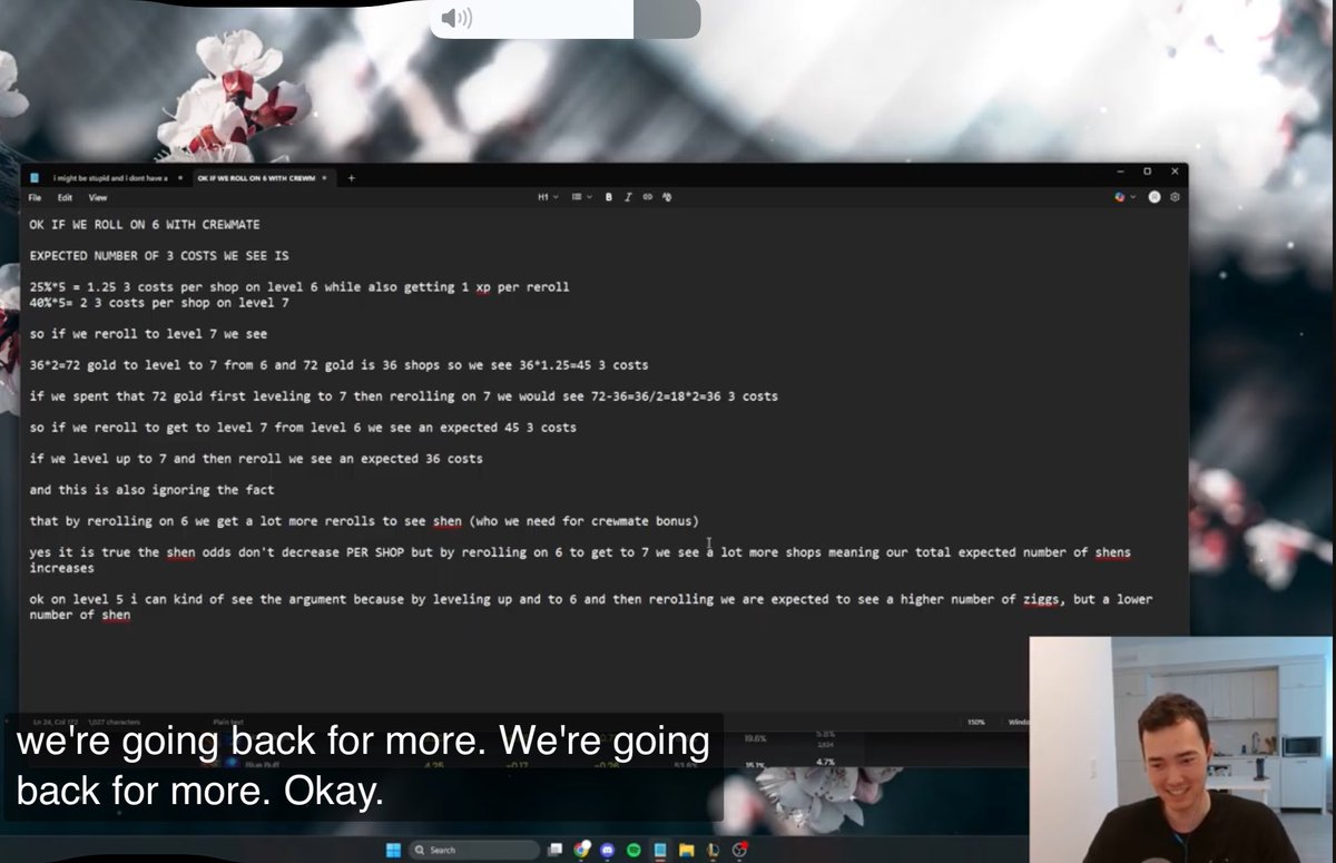THANK YOU WASIAN MAN THE AMOUNT OF PPL TELLING ME TO LVL TO 7 OR EVEN 8 AND THEN ROLLING SO I CAN SEE ZIGGS AND TF WHEN I HAD THE ROLL AND GET HP AUGMENT WAS INSANE I HAD TO PULL OUT THE BANHAMMER 

EVERYONE READ THIS AND NEVER TELL ME TO GO 7/8 AGAIN
