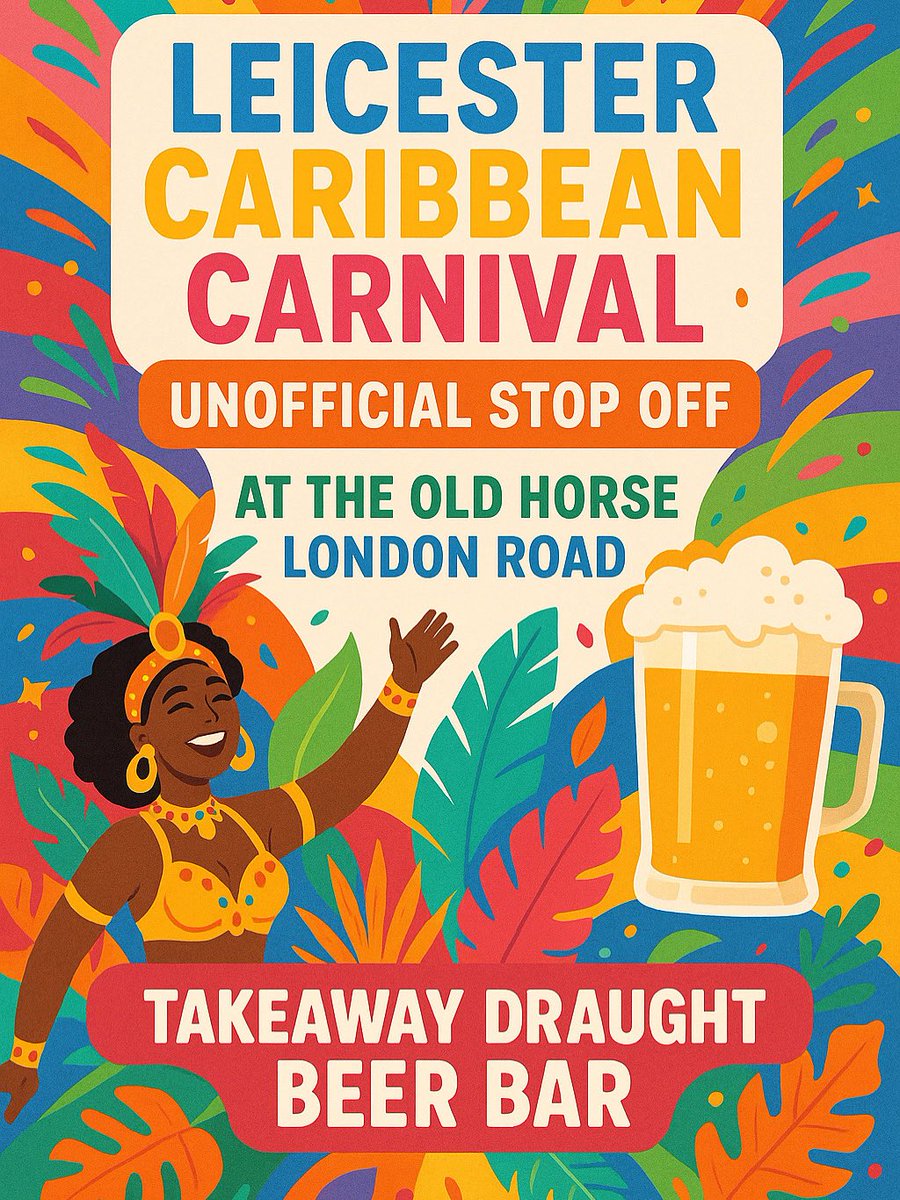 The Old Horse (@theoldhorsele2) on Twitter photo Join us this Saturday as part of your Leicester Caribbean Carnival day out! We've got plenty of room in our large beer garden, children's play area & if you're in a rush to move on our very own carpark draught <a href="/BirraMorettiUK/">Birra Moretti UK</a> bar π» Join us this Saturday as part of your Leicester Caribbean Carnival day out! We've got plenty of room in our large beer garden, children's play area & if you're in a rush to move on our very own carpark draught <a href="/BirraMorettiUK/">Birra Moretti UK</a> bar π»