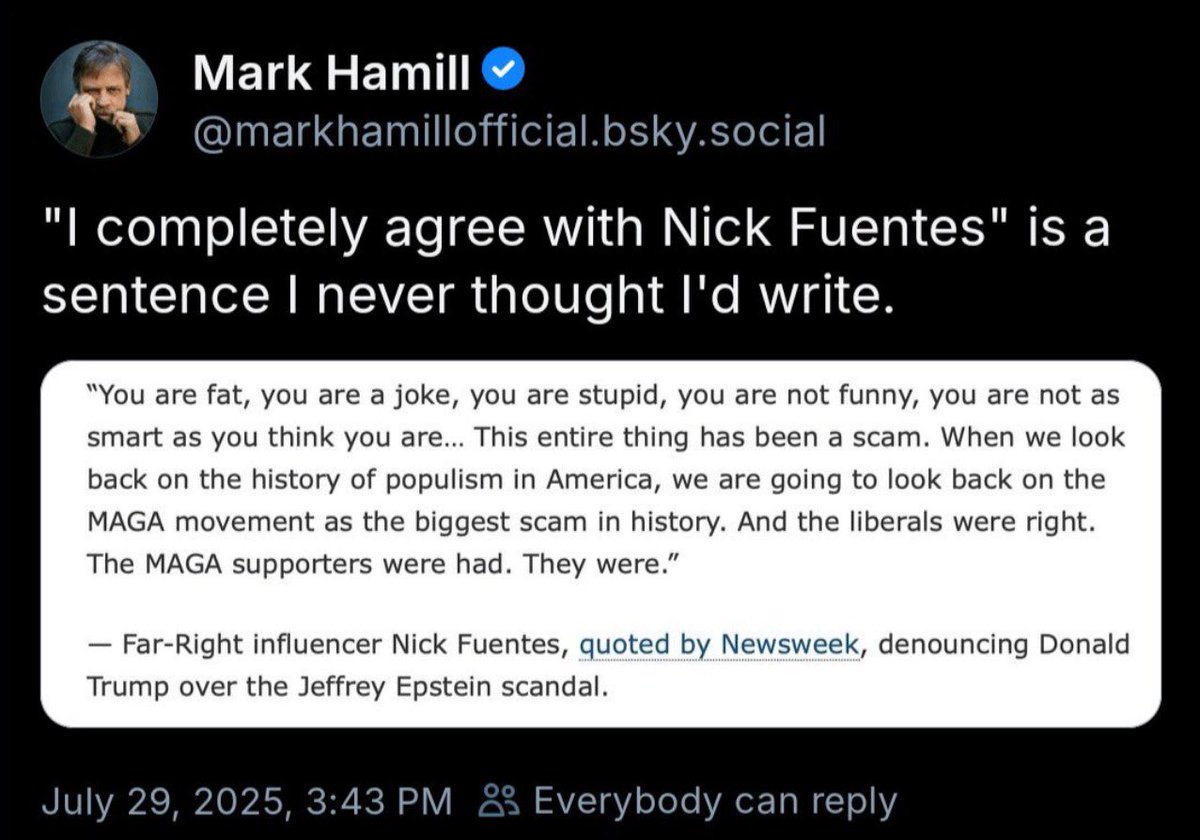 Luke Skywalker is a groyper! 🥳🐸