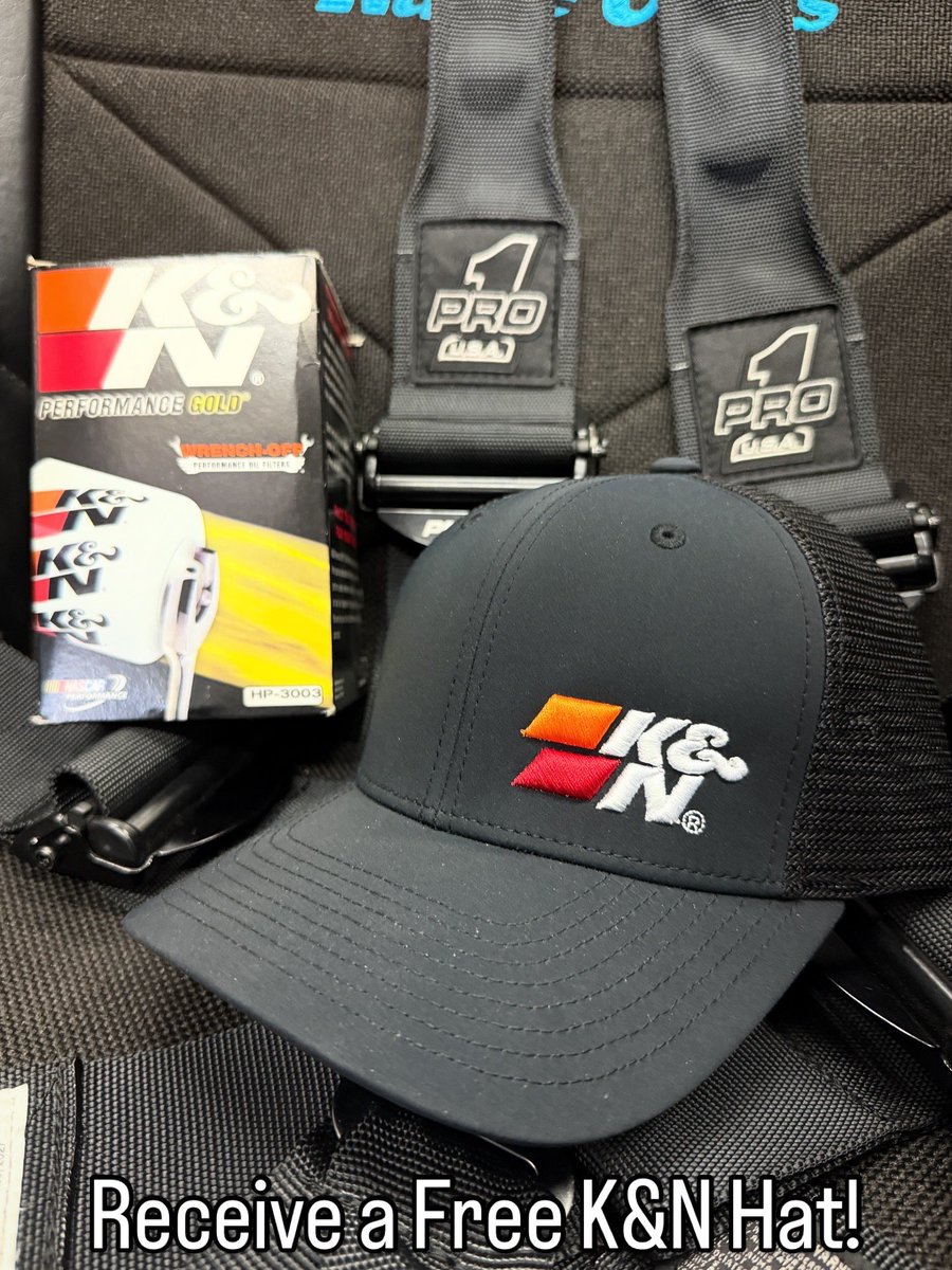 Free Swag Alert from Our Friends at K&amp;N Filters 🧢 Purchase 💲150 in Product at KNFilters.com Between Now and 7/30/25 and Recieve a Free K&amp;N Hat 🥳

#knfilters <a href="/knfilters/">K&N Filters</a>