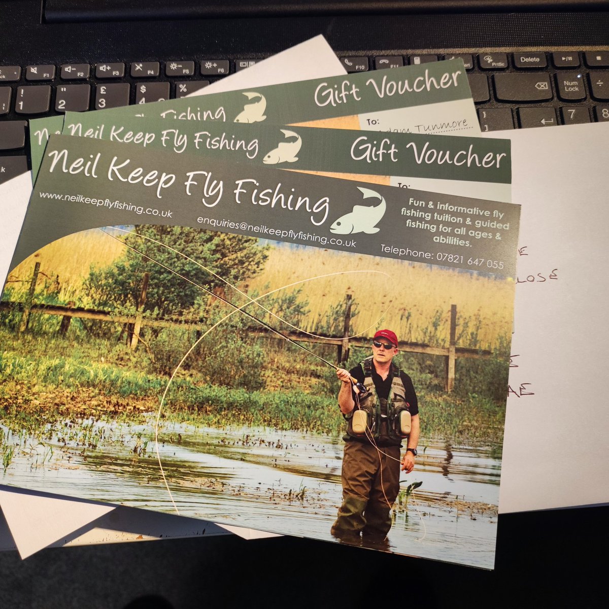 It's a kind of gift voucher Tuesday. #flyfishing #guidedfishing #flyfishinglessons #flyfishinglife #flycasting #trout #browntrout #rainbowtrout #grayling #onthefly #flyfishingnation #outsidedays #salmon #seatrout #dryfly #nymph #Snowbee #flyfishinglife #river #stream #lake