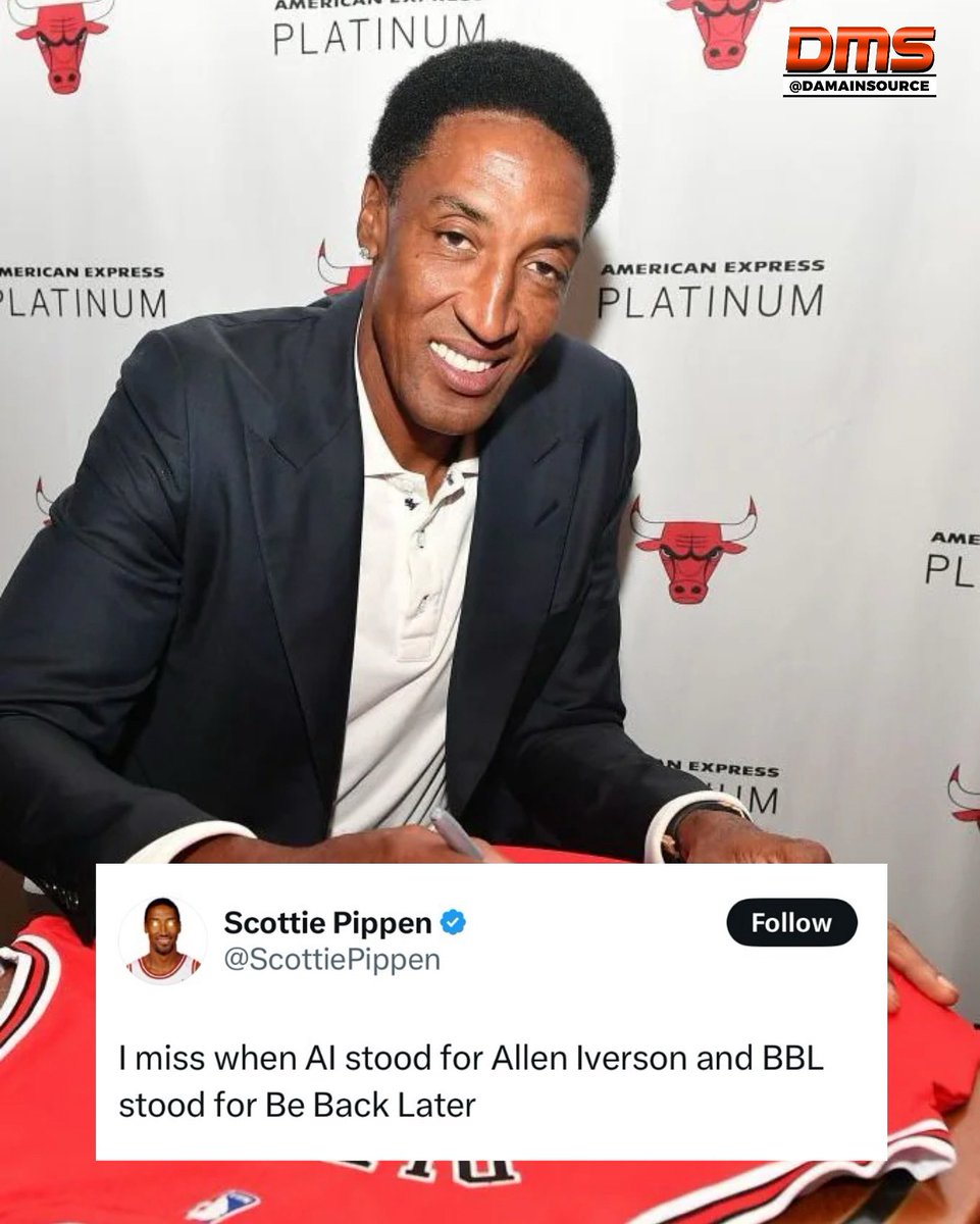 DaMainSource's tweet image. #ScottiePippen got a message for yall 🤣