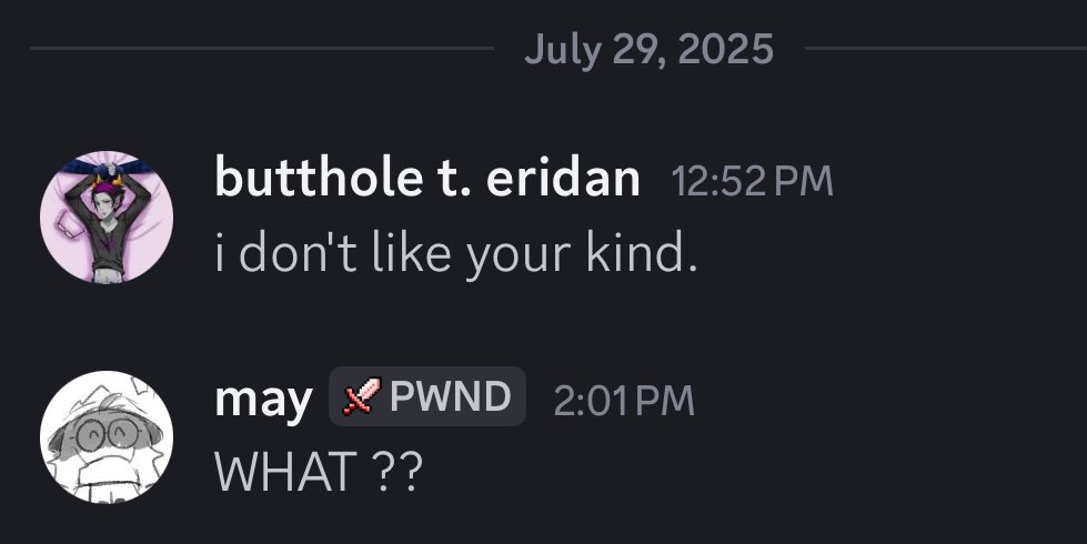 entirely unprompted ⁉️⁉️⁉️