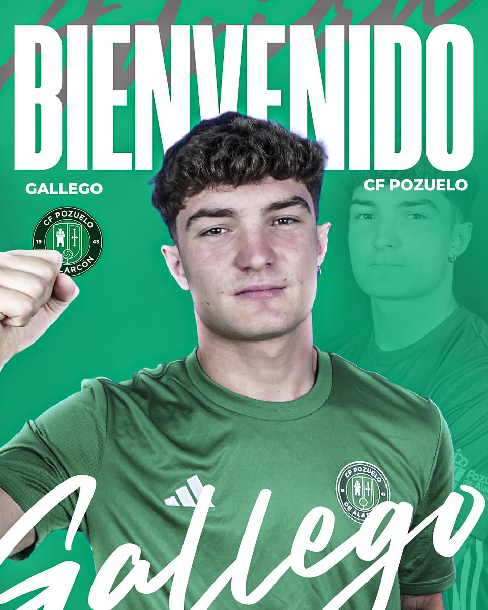 𝗙𝗜𝗖𝗛𝗔𝗝𝗘 |

🤝 ADRIAN, FICHADO 🤝

🙌 Adrian Gallego se convierte en nuevo jugador del Pozuelo 

🔝 Jugador de gran polivalencia que nos aportará calidad y goles para nuestro ataque. Viene de jugar playoff en el Grupo VII, además de haber sido formado en grandes canteras de