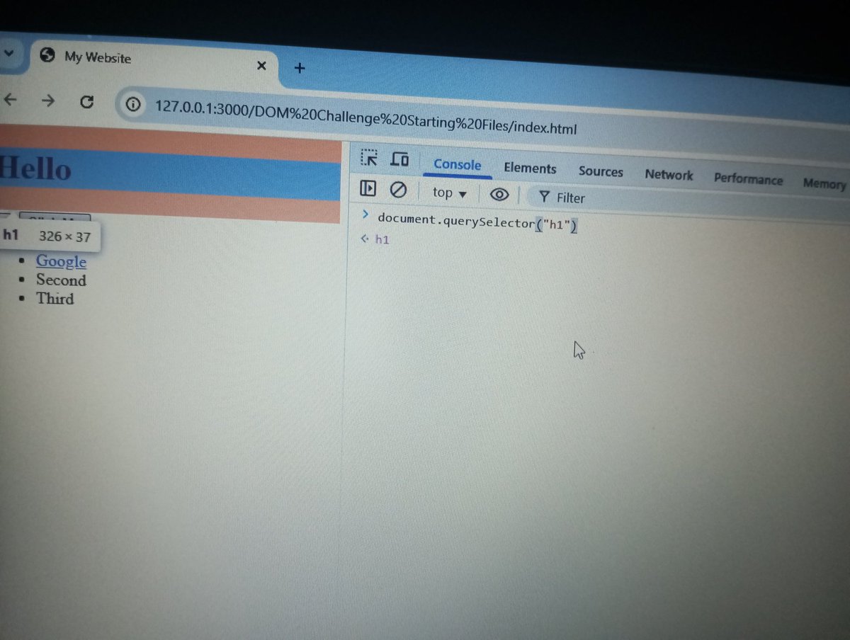 Dreayjay's tweet image. Day 50 I revised Dom on JavaScript 
#webdevelopement