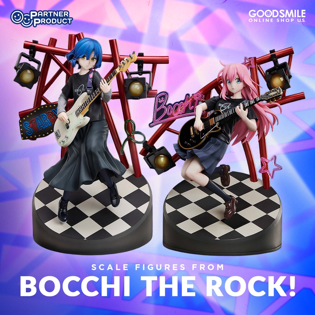 Strings fired up and amps blazing! Ryo Yamada and Hitori Gotoh clash in the ultimate bass vs. guitar duel, delivering epic riffs that’ll electrify your collection. Preorder them now at GOODSMILE ONLINE SHOP US!

Shop: goodsmile.link/8xHpG5

#BocchiTheRock #Goodsmile