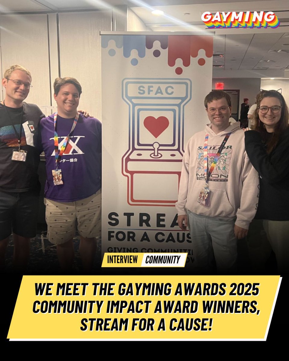 Gayming Magazine (@gaymingmag) on Twitter photo We chatted with @StreamCause's Robbie Miller about their impactful mission and recent Gayming Awards Community Impact Award win (sponsored by <a href="/FireshineGames/">Fireshine Games 🎮</a>). Discover how they're empowering queer communities in gaming: buff.ly/4lc8dW1 #lgbtq #gaming #community We chatted with @StreamCause's Robbie Miller about their impactful mission and recent Gayming Awards Community Impact Award win (sponsored by <a href="/FireshineGames/">Fireshine Games 🎮</a>). Discover how they're empowering queer communities in gaming: buff.ly/4lc8dW1 #lgbtq #gaming #community
