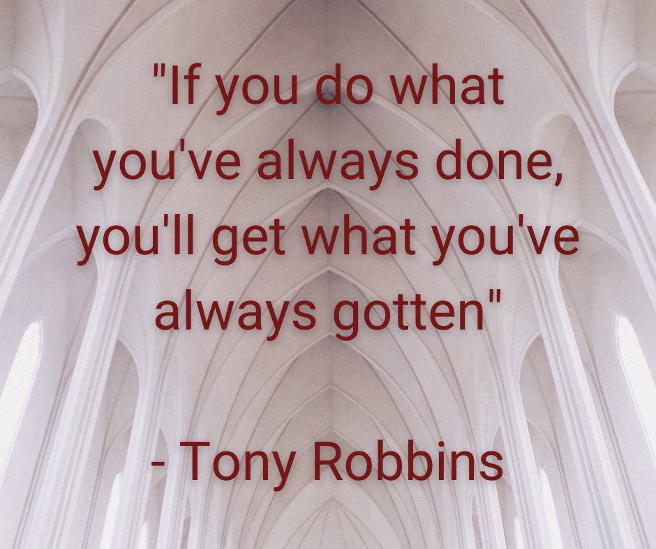 addSpace's tweet photo. “If you do what you’ve always done, you’ll get what you’ve always gotten.” – Tony Robbins #life #dowhatyouwant #change #getwhatyouwant #qotd https://t.co/Li4Pkbig81