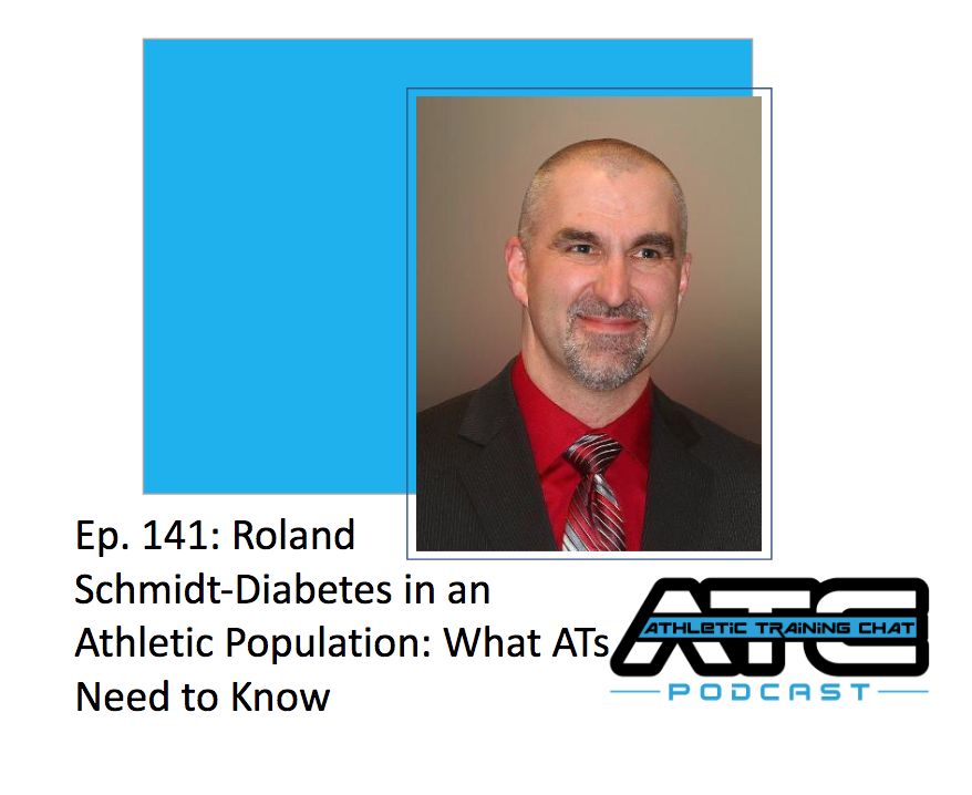 RE-EVAL Ep. 141: Roland Schmidt-Diabetes in the Athletic Population: What ATs Need to Know 

LINK: buff.ly/rTlPXCv 

Roland Schmidt works as a SSAT, beyond that, he has taken a focus on the care of the athlete who also has diabetes. Roland shares a ton a great information