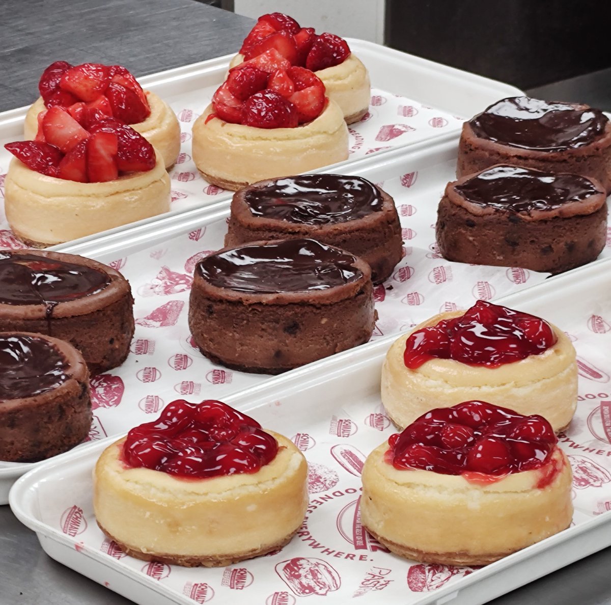 🍰 10% OFF ALL CHEESECAKES ON WEDNESDAY FOR NATIONAL CHEESECAKE DAY! 🍰

Our cheesecakes are creamy perfection on shortbread crusts  

FOUR AMAZING VARIETIES:

Plain, Strawberry, Cherry, Ultimate Chocolate

#NationalCheesecakeDay #ShortbreadCrust #10PercentOff #SchmаltzDeli