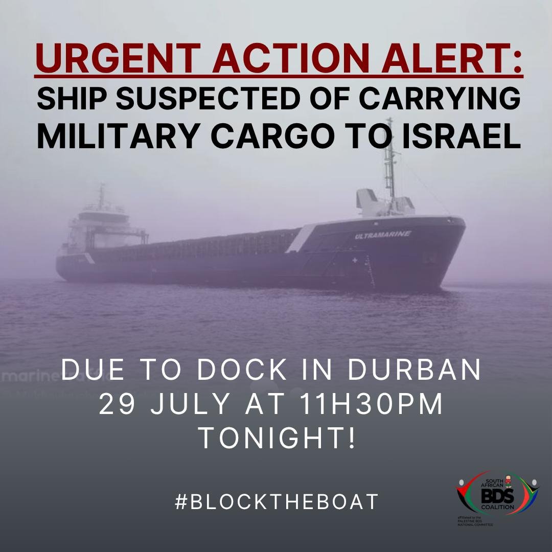 South African Jews for a Free Palestine (@sajfp_) on Twitter photo Impound dangerous goods going to Israel to kill children and enforce starvation of the whole population. #StopGazaGenocideNOW <a href="/TPT_Transnet/">Transnet Port Terminals</a> <a href="/SAPoliceService/">SA Police Service 🇿🇦</a> Impound dangerous goods going to Israel to kill children and enforce starvation of the whole population. #StopGazaGenocideNOW <a href="/TPT_Transnet/">Transnet Port Terminals</a> <a href="/SAPoliceService/">SA Police Service 🇿🇦</a>